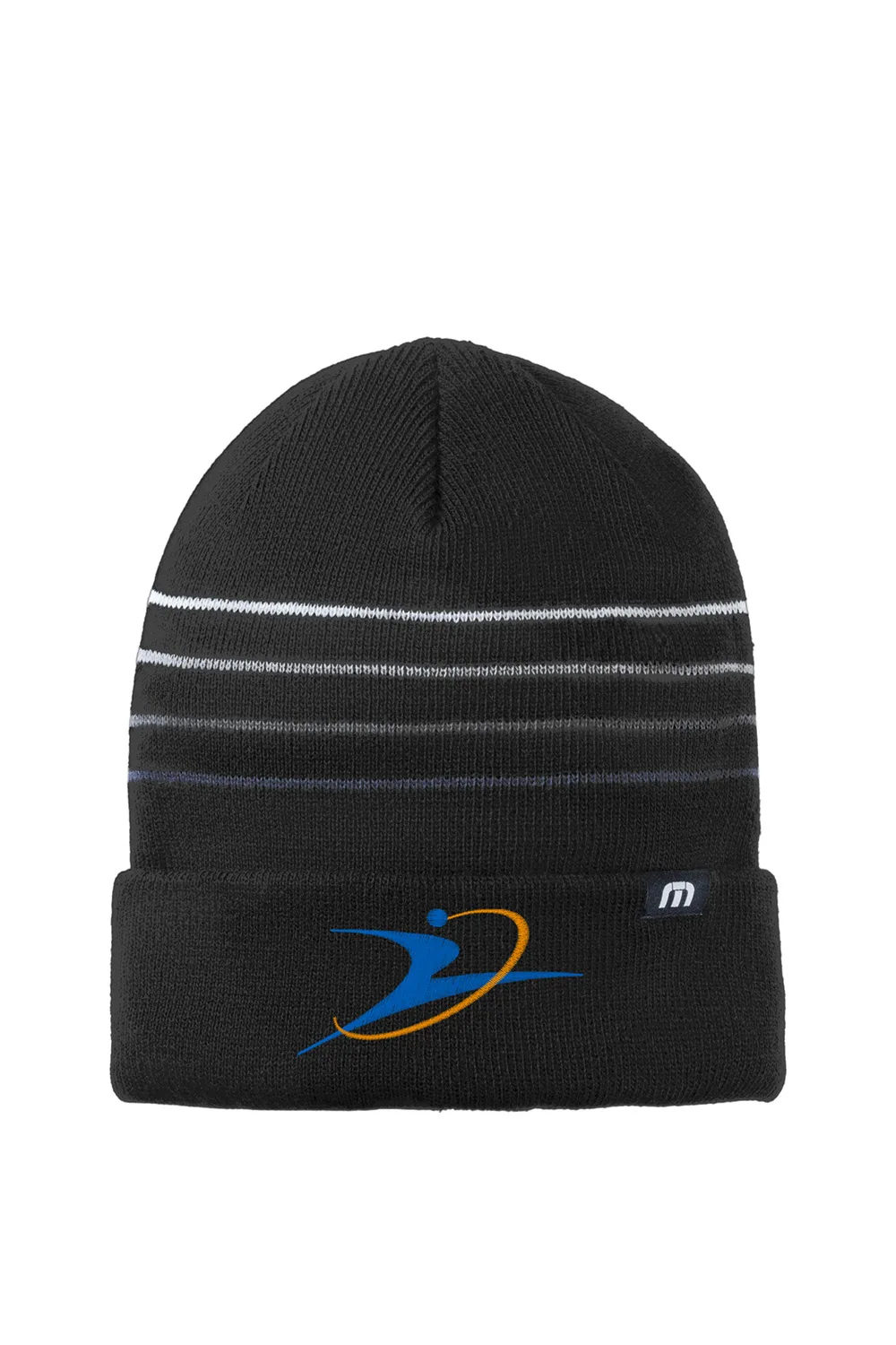 Striped Cuffed Beanie - Image 2